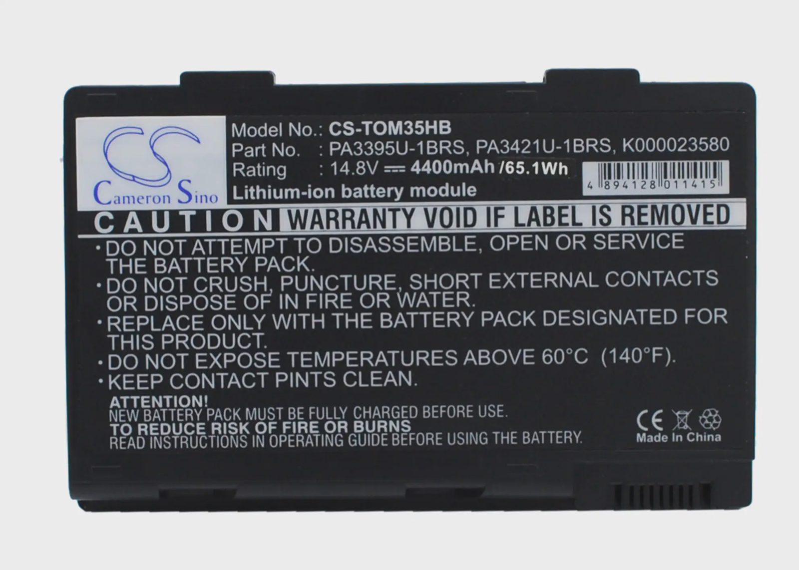 Batteri till Notebook, Bärbar dator för Toshiba Satellite M30X, Satellite M30X-104 m.fl.