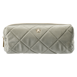 DARK Velvet Quilted Tool Pouch Milieu Green