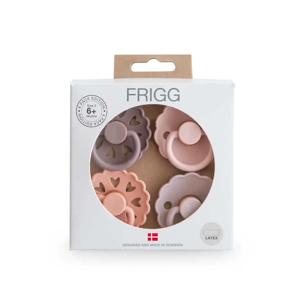Frigg - FRIGG Sunset Bliss Latex 4-Pack - Blush/Purple - Size 2