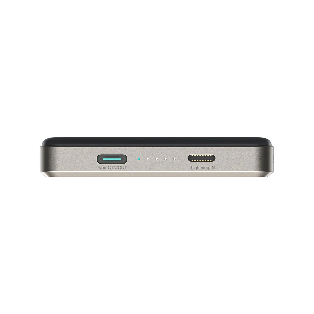 Joyroom Ultratunn magnetisk powerbank 10000mAh, 20W - titan, bild 4