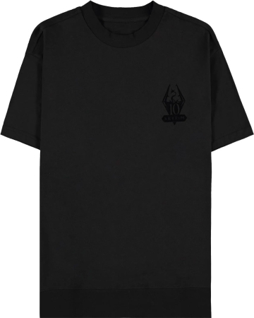 The Elder Scrolls Skyrim 10th Anniversary T-shirt Svart (Large)