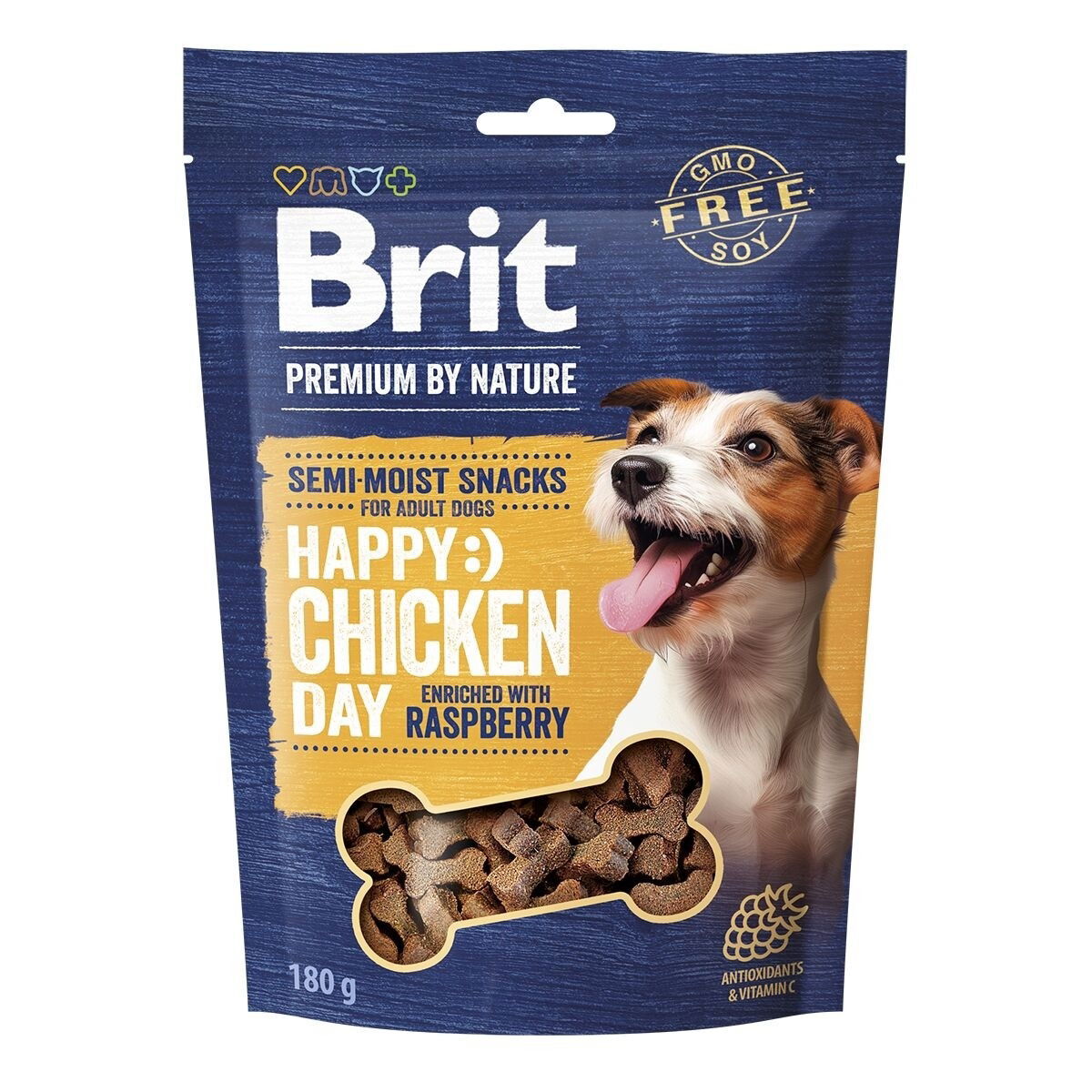 Brit Premium by Nature Hundgodis Kyckling & Hallon 180 g