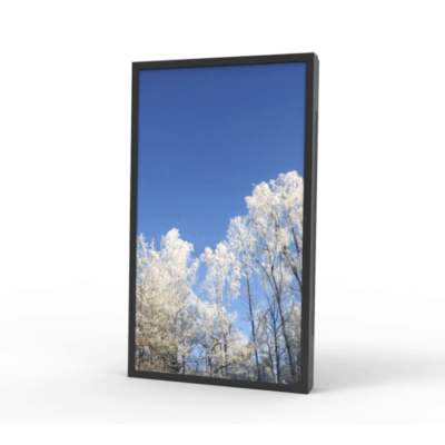 HI-ND Outdoor Wall Casing till Samsung OH75, stående format - Svart