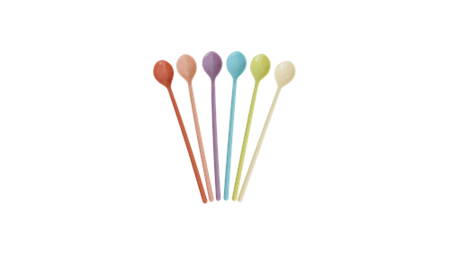 Rice - Melamine Latte Spoons - Glory Days Colors - Set of 6, bild 3