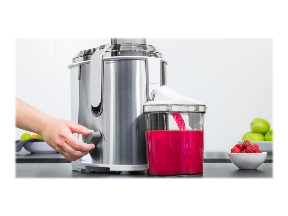 Cecotec StrongTitanium 19000 XXL råsaftcentrifug 1300 W 950 ml rostfritt stål