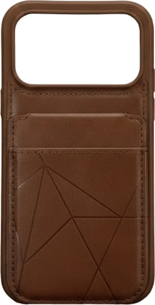 Snapcase Origami Plånbok iPhone 17 Pro (Mörkbrun)
