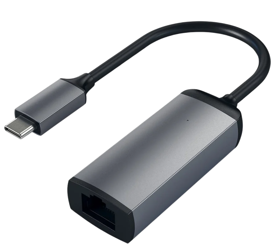 Satechi USB-C->Gigabit Ethernet, Rymdgrå