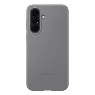 Samsung Galaxy A57 silikonfodral, grå, bild 4