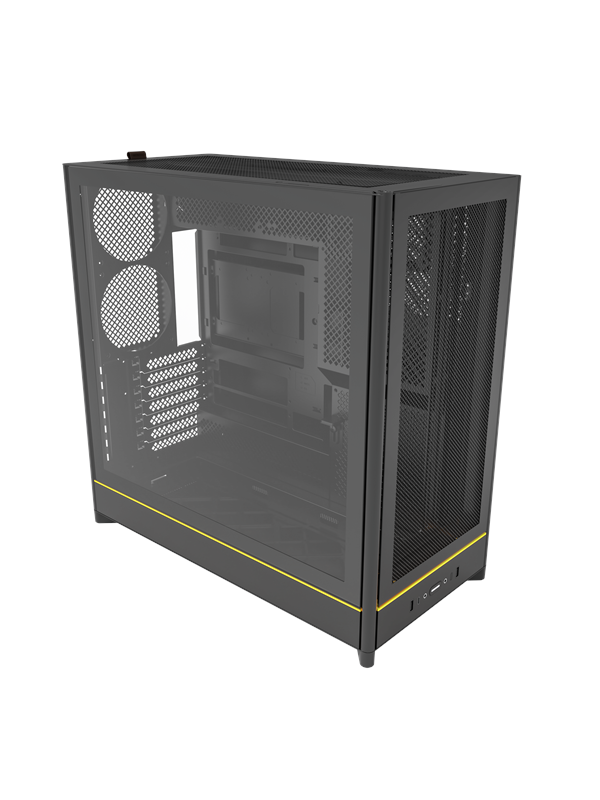 Montech HS01 Mesh - Chassi - Miditower - Svart