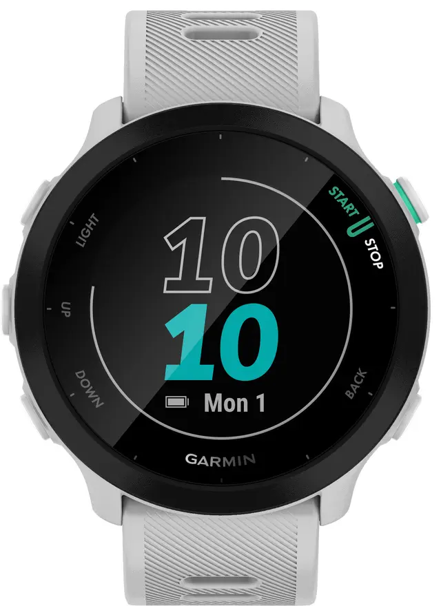 Garmin Forerunner 55 GPS sportklocka (vit)