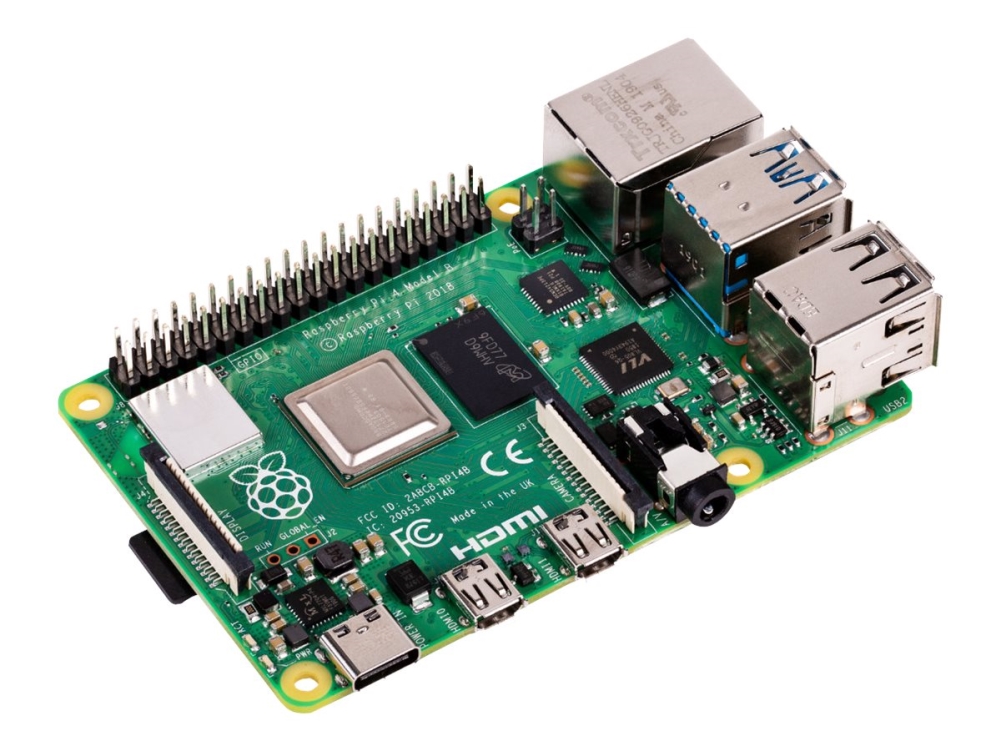 Raspberry Pi 4 Model B 4 GB enkortsdator
