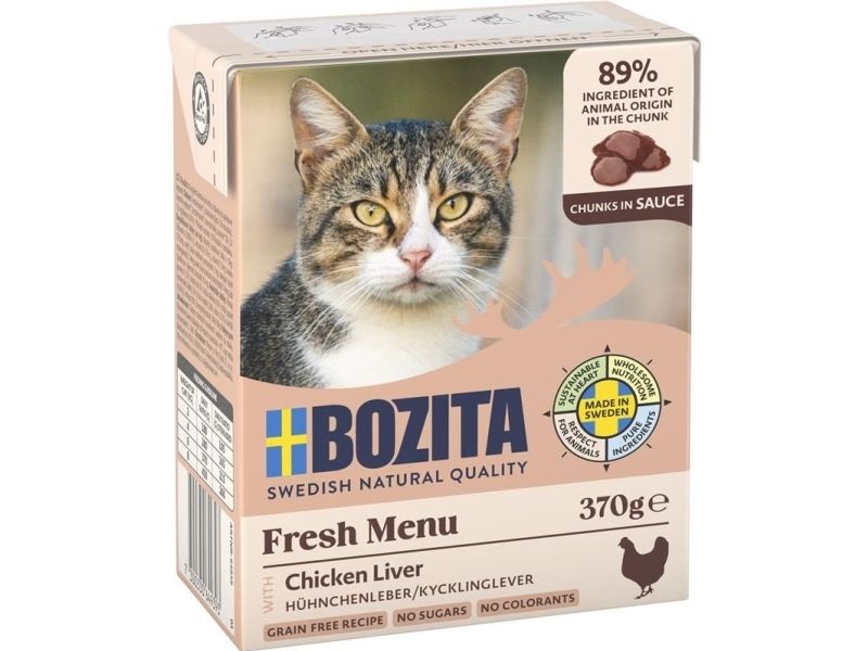 Bozita 9117178, Vuxen, Alla raser, Chicken liver, 370 g