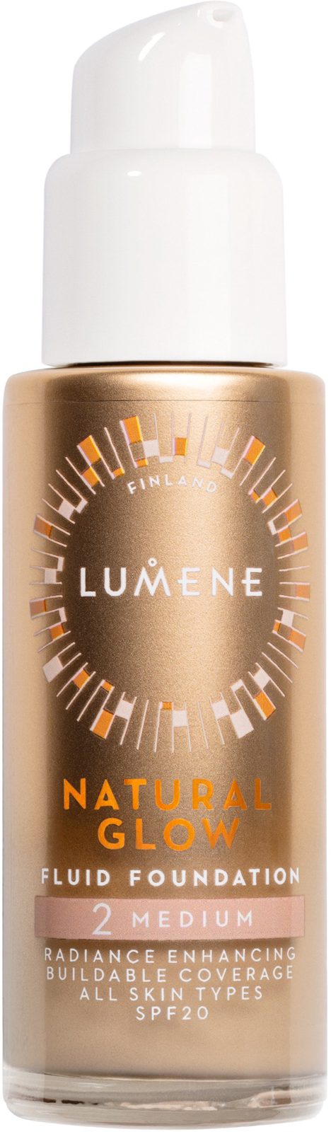 Lumene Glow Fluid Foundation SPF20 2 Medium