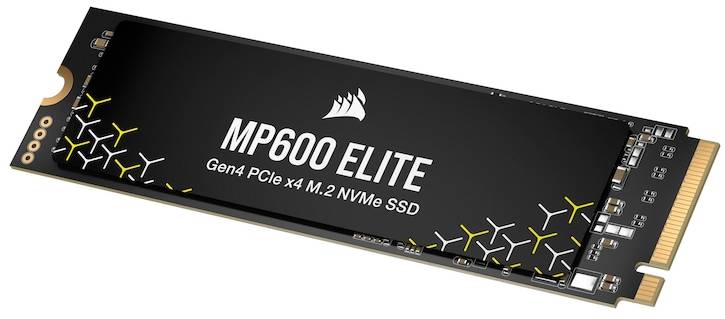 1 TB Corsair MP600 ELITE, NVMe PCIe, Gen4 SSD, M.2, bild 2