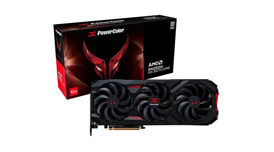 PowerColor Radeon RX 9070 GRE 12GB Red Devil, bild 2