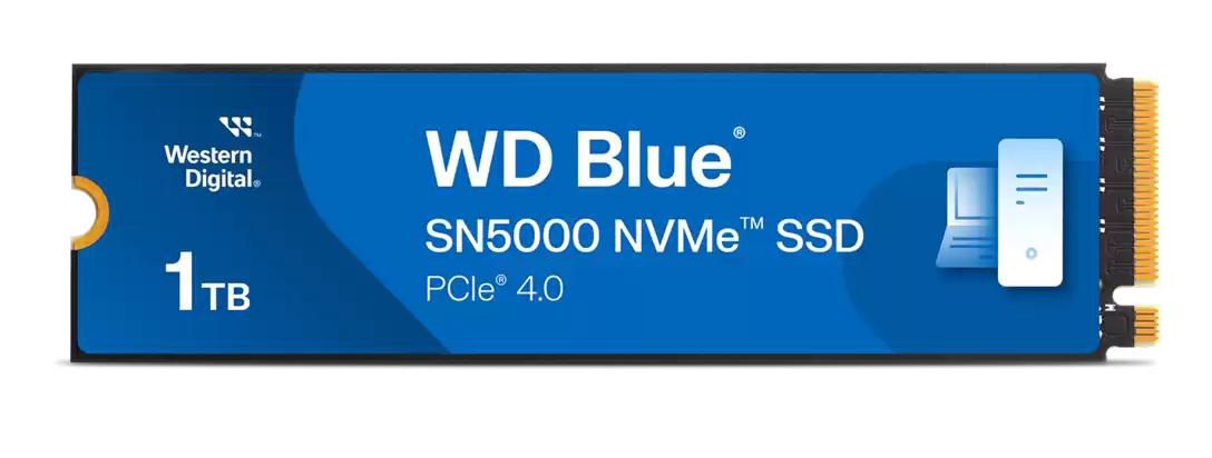 1 TB WD Blue SN5000 SSD, M.2 2280 NVMe PCIe Gen.4, bild 3