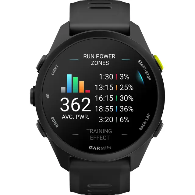 Garmin Forerunner 70 sportklocka, svart 42,6 mm