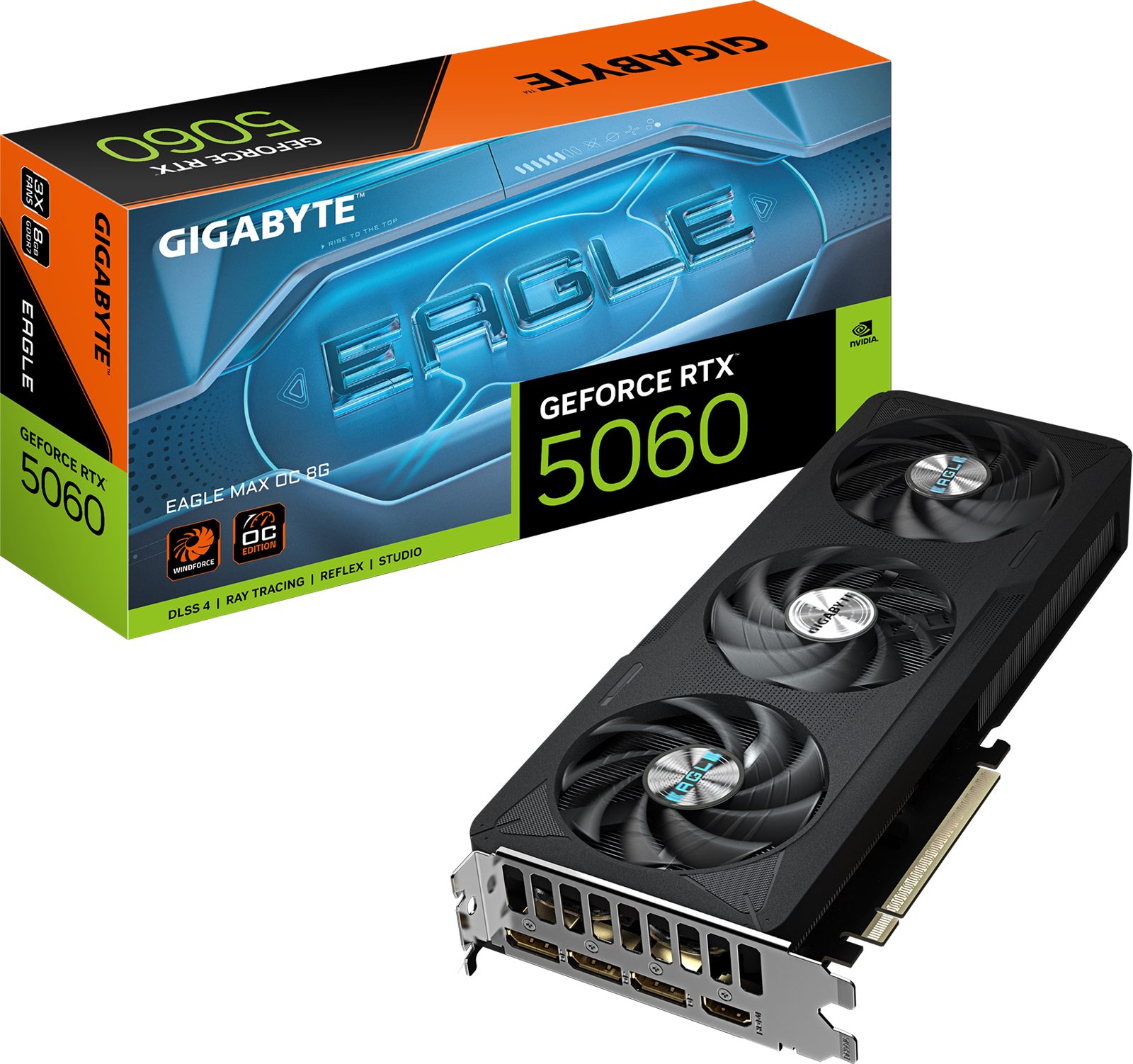 Gigabyte GeForce RTX 5060 EAGLE MAX OC 8GB, bild 5