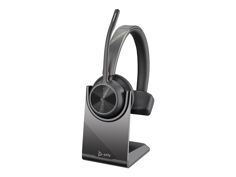 HP Poly Voyager 4310-M UC on-ear-headset ANC Bluetooth, svart