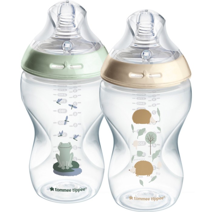 Tommee Tippee Natural Start Nappflaska Deco 2 st 340 ml