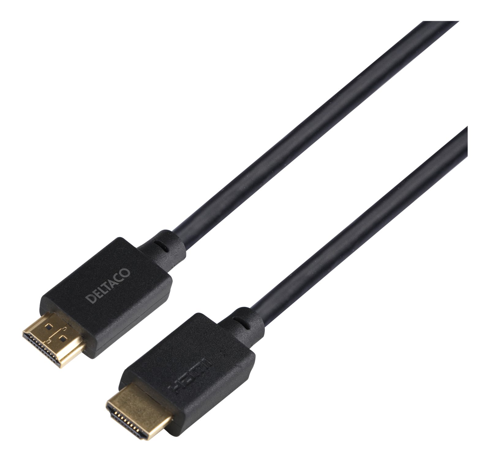 Deltaco 8K Ultra High Speed LSZH HDMI-kabel 2.1 - Svart - 3m, bild 4