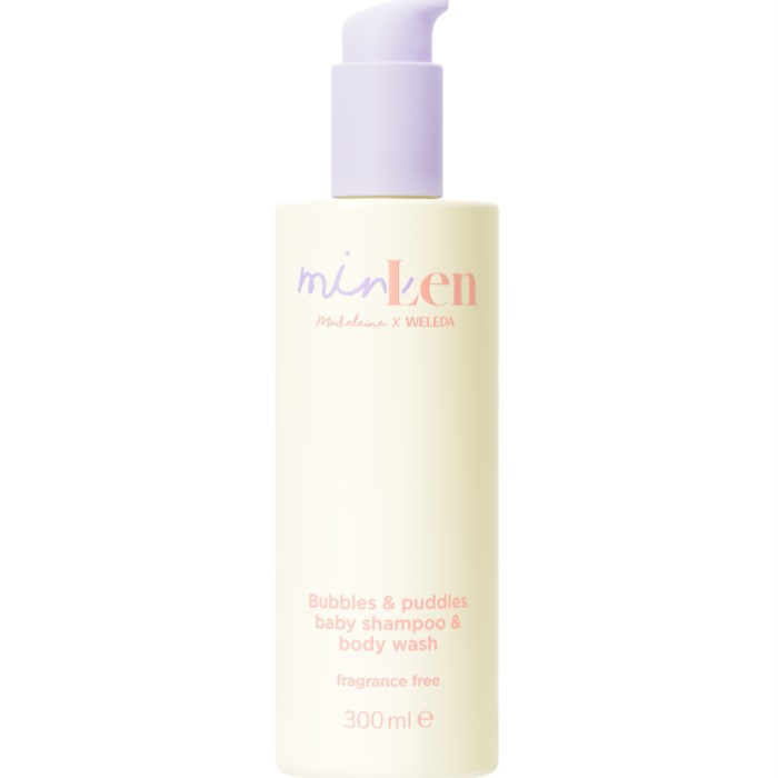 MinLen Bubbles & puddles baby shampoo & body wash 300 ml
