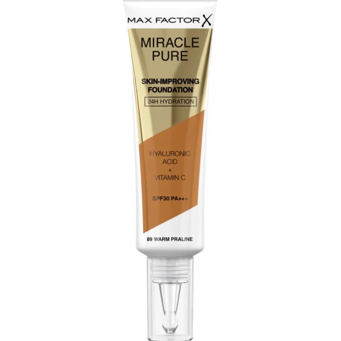 Max Factor Miracle Pure Foundation 89 Warm Praline 30 ml