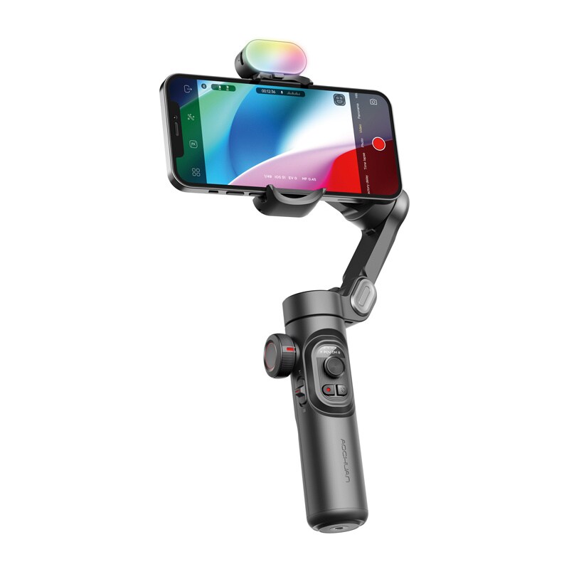 AOCHUAN XE Gimbal with RGB Lighting (Black), bild 2