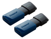 64 GB Kingston DataTraveler Exodia M, USB 3.2, Svart/Blå, 2-pack, bild 3