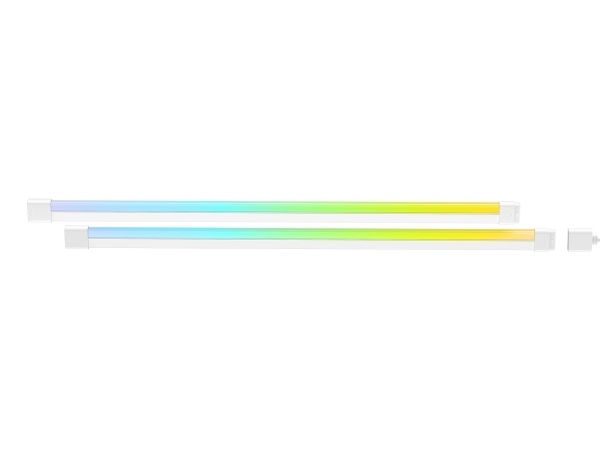 DeepCool EA080, Universal, LED-list, Akrylnitrilbutadienstyren (ABS), Silikon, Translucent, Vit, Multifärg, 3 Pin