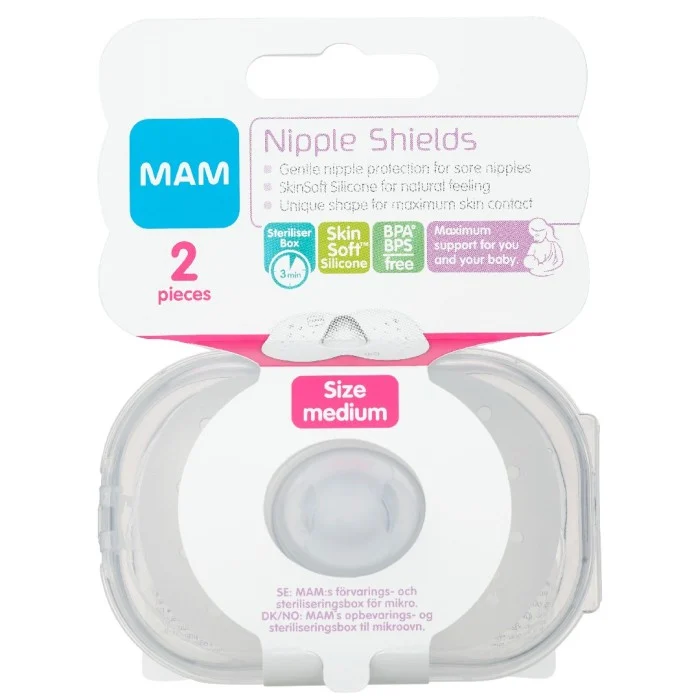 MAM Nipple Shields Medium, 2 st, bild 2