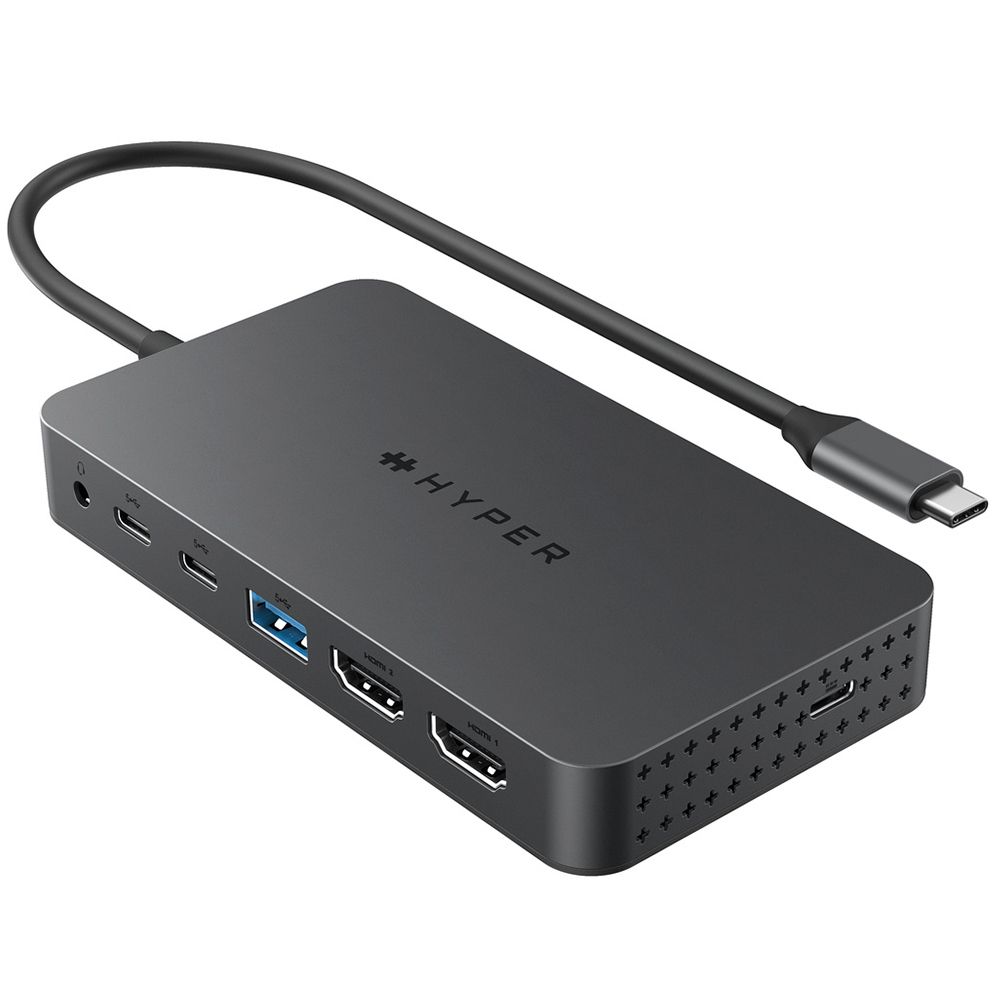 HyperDrive Nexa 7-ports USB-C-hub / dockningsstation med dubbla HDMI / USB-C-hubb med 100 W PD och Ethernet, bild 3