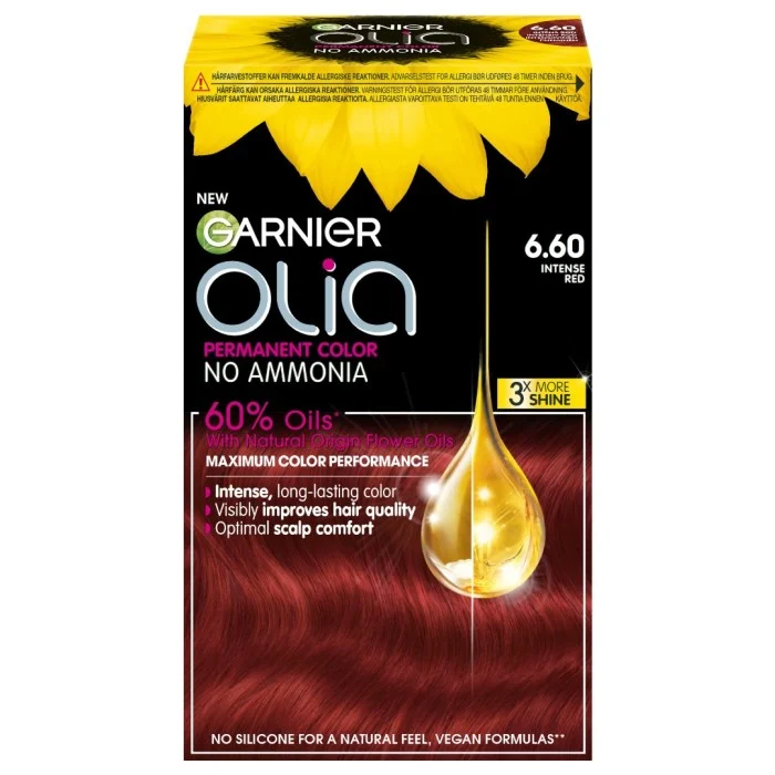 Garnier Olia Permanent Color 6.60 Intense Red