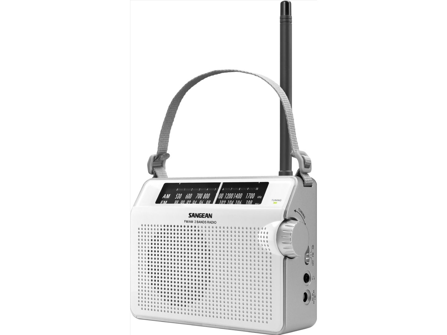 Sangean-PR-D6 - Personlig radio - 1 Watt - vit