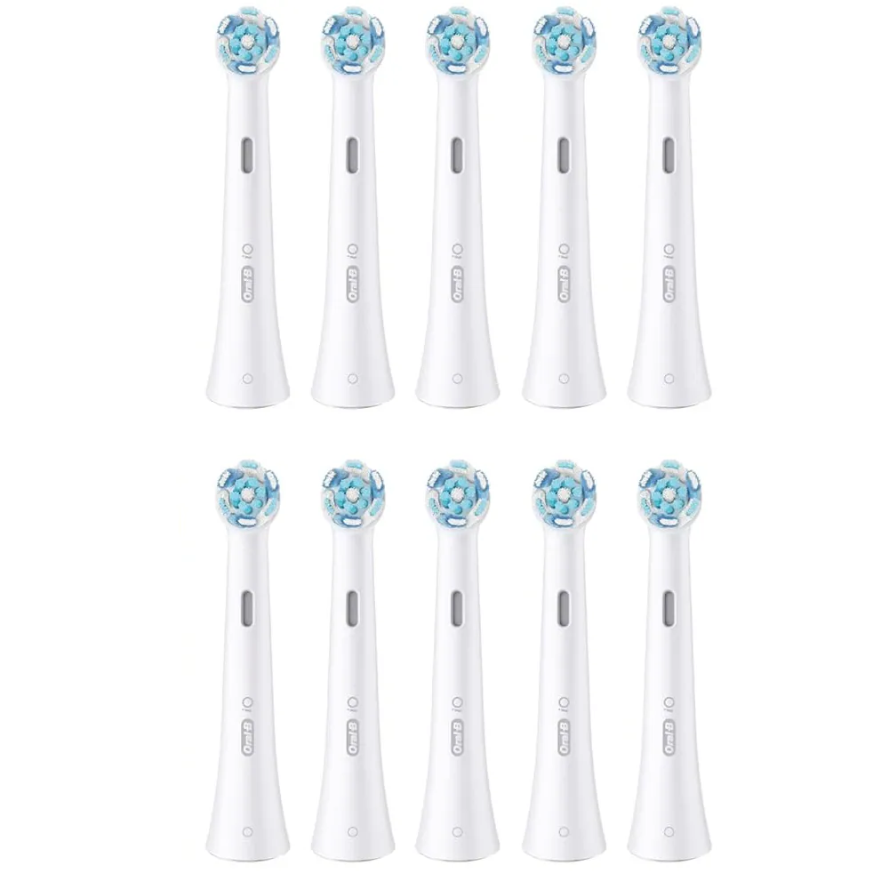 Oral-B iO Series Ultimate Clean Tandborsthuvuden - Vit - 10-pack