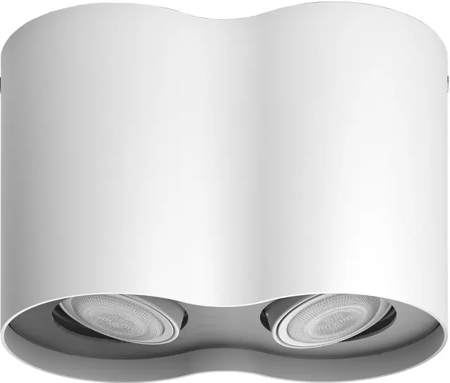 Philips Hue Pillar vit spotlight-platta 2x5W