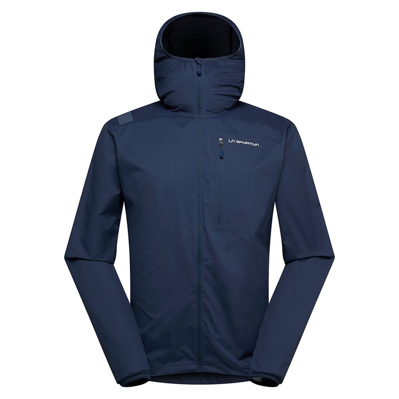 La Sportiva Wall Breeze Stretch Jkt W Night Sky/Chalk - L