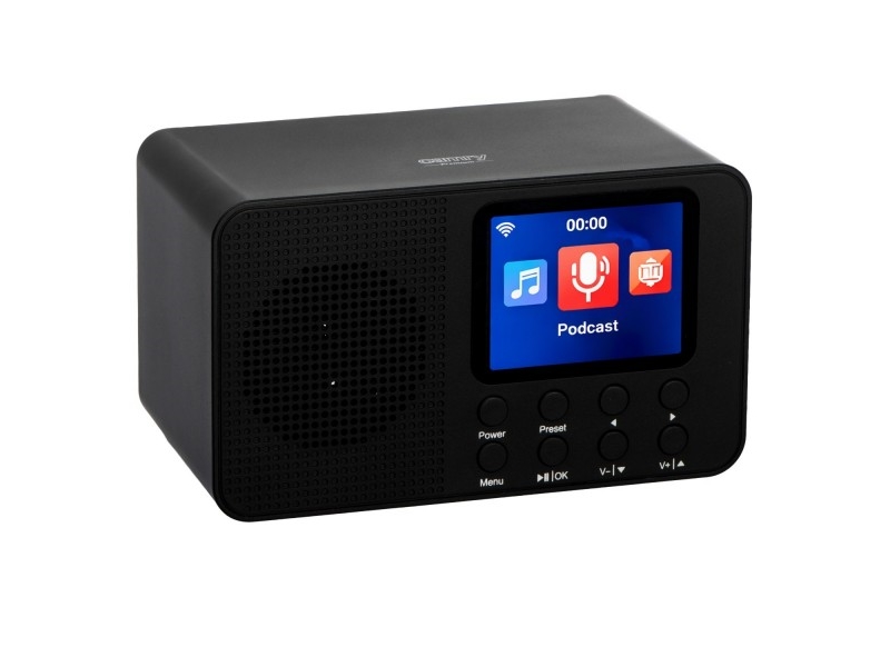 Camry CR 1918 internetradio Wi-Fi Bluetooth 2,4, svart