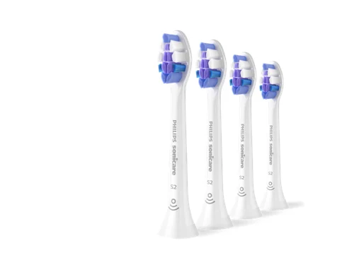 Philips HX6054/87 Sensitive borsthuvuden, vit, 4-pack, bild 3