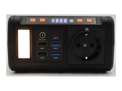 Technaxx TX-205 - Bärbar kraftstation - mini - DC 19 / 15 - 24 V - 80 watt - litiumjon - 20000 mAh - 74 Wh - utgångskontakter: 1