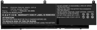 Batteri CoreParts Dell Li-Ion 6-cell 89,49Wh/7850mAh, till Precision 7550/7560/7760