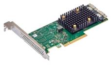 Broadcom HBA 9500-16i Tri-Mode Storage Adapter, PCIe 4.0 x8, 16 kanaler SATA3 / SAS 12Gb/s / PCIe 4.0 (NVMe) via 2xSFF-8654 (SlimSAS)