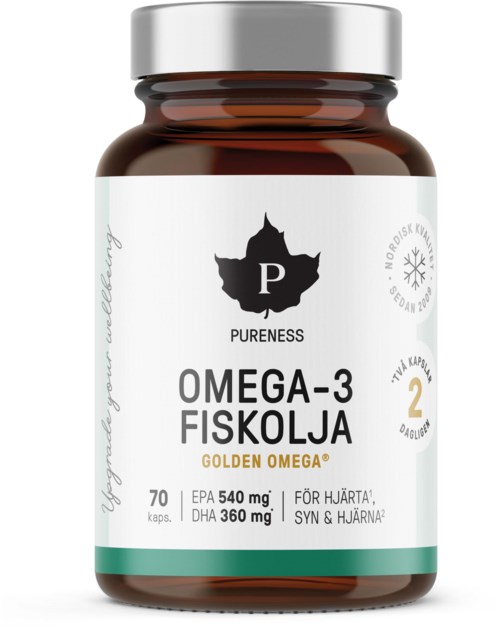 Pureness Omega-3 Fiskolja 70 st, bild 4
