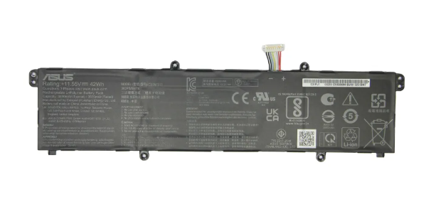 Batteri Asus Li-Ion, 42Wh, 3640mAh, till bl.a. ExpertBook B1402, bild 2