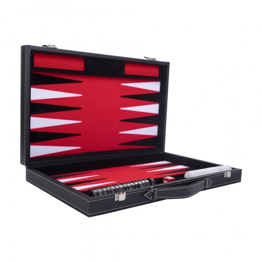 Longfield Backgammon Medium Red