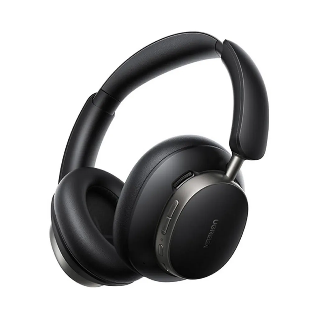 UGREEN HP206 trådlösa over-ear hörlurar med Bluetooth och ANC – Svart