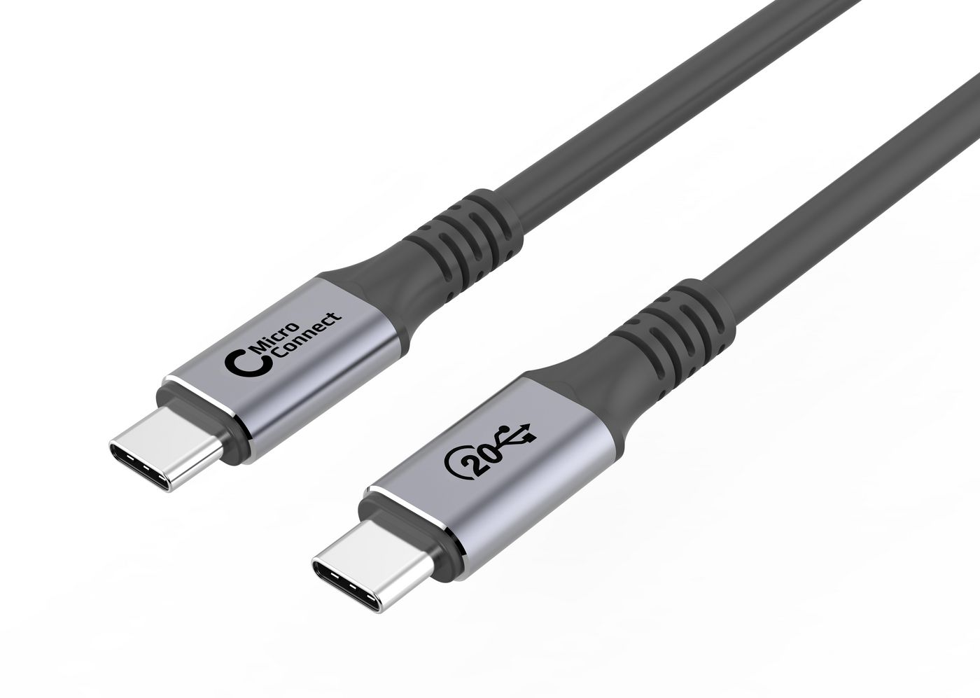 MicroConnect Premium USB - C to C 100W, 20gbps, 4m, bild 4