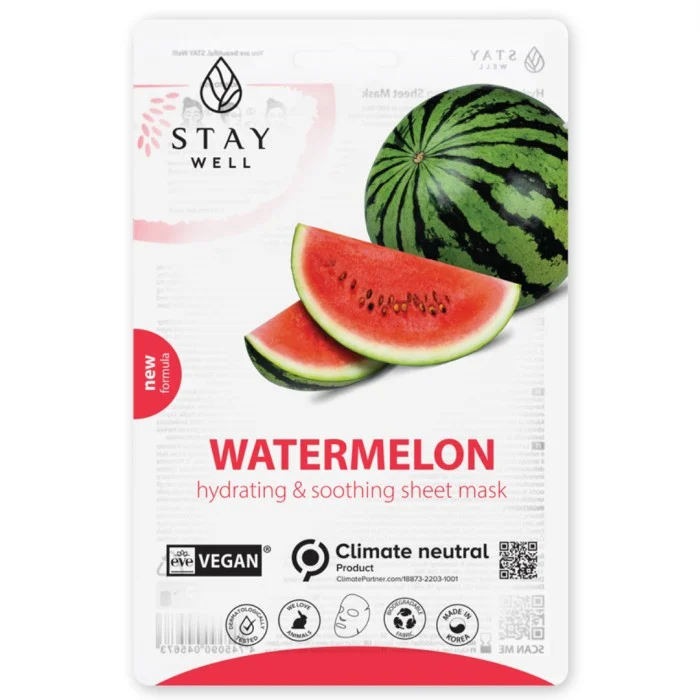 Stay Well Watermelon Sheet Mask Trio 3 X 20 g 60 g, bild 3