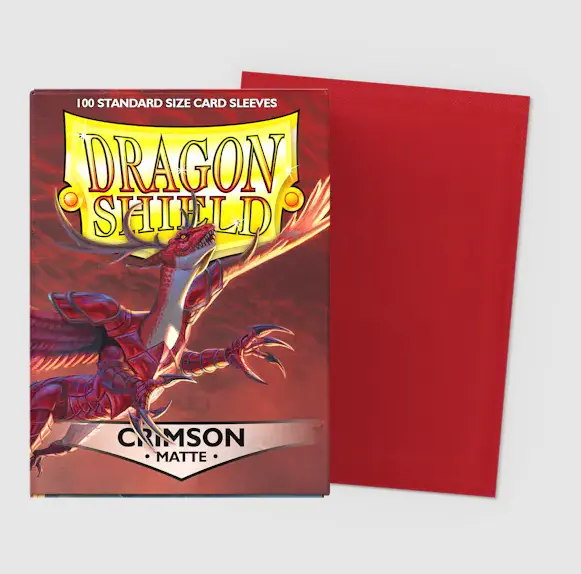Dragon Shield Matte Crimson (100)
