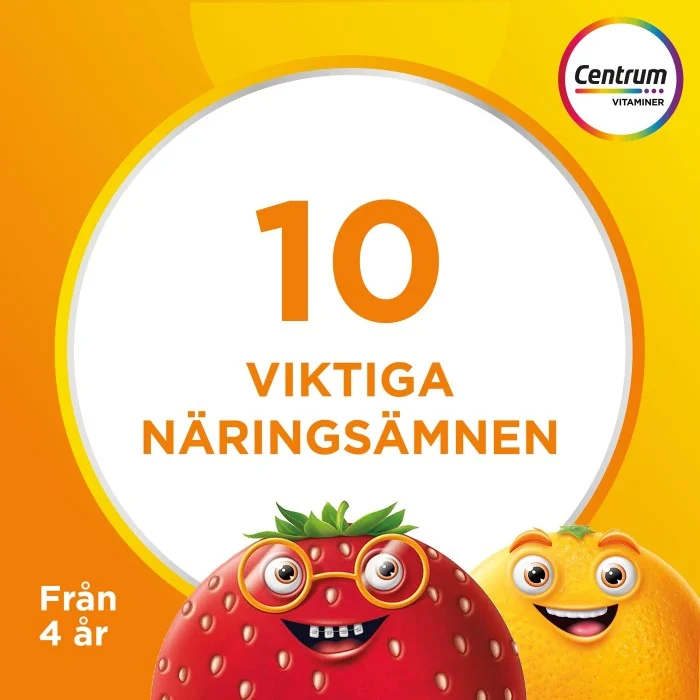 Centrum Barn Multivitamin Gummies, Jordgubb & Apelsin, 60 st, bild 2